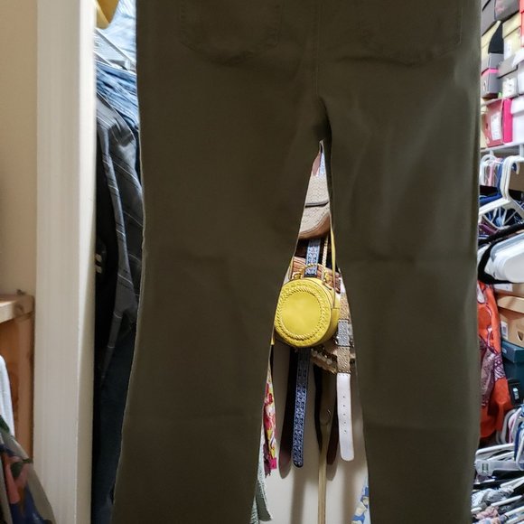 Inc Green Frayed Denim Jeans Pants NWT - Picture 6 of 8